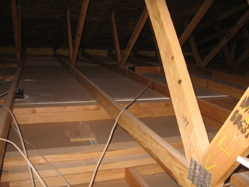 Attic Insulation is Missing Above Master Bedroom
